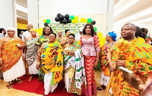Nana Oye Bampoe Addo (arrowed) with some of the Ghanaian diasporans in Vienna Nana Oye Bampoe Addo (arrowed) with some of the Ghanaian diasporans in Vienna
