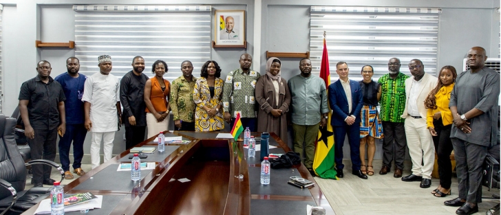Officials of Loughborough University with their Ghanaian counterparts during their visit to the country. Officials of Loughborough University with their Ghanaian counterparts during their visit to the country.