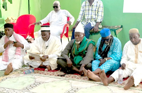 The Islamic clergy at the Wa Central Mosque