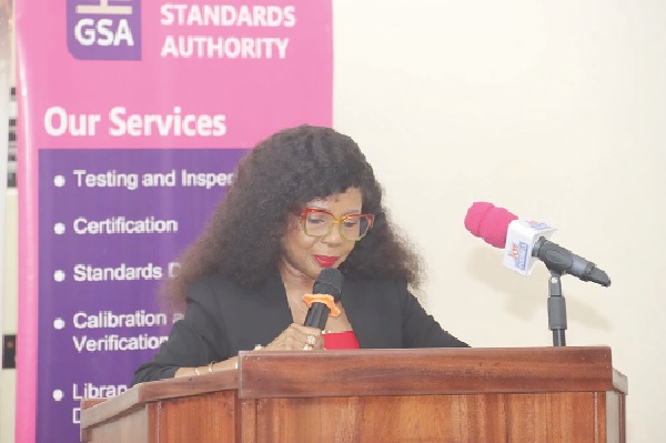 Dr Nora Bannerman-Abbott — Chairperson, awards planning committee 14th Association of Ghana Industries awards launched