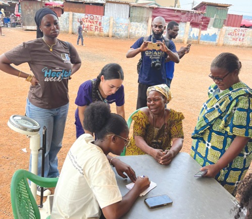 Some participants undergoing screening Some participants undergoing screening