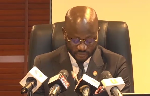 Nana Asafo-Adjei Ayeh, Deputy Ranking Member on the Foreign Affairs and Regional Integration Committee addressing the media Nana Asafo-Adjei Ayeh, Deputy Ranking Member on the Foreign Affairs and Regional Integration Committee addressing the media