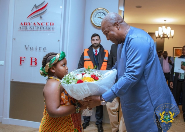 President Mahama on official visit to France & Egypt President Mahama on official visit to France & Egypt