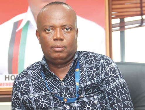 Emmanuel Drah, Member of Parliament for Upper West Akim, speaking during the interview