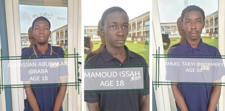 Three teenagers jailed 10 years each over machete robbery at Boubai