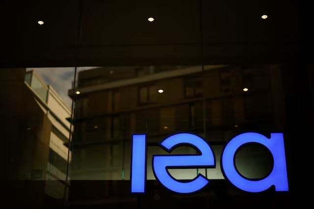 A view of the logo of the International Energy Agency in Paris, France, December 15, 2023. REUTERS/Sarah Meyssonnier A view of the logo of the International Energy Agency in Paris, France, December 15, 2023. REUTERS/Sarah Meyssonnier