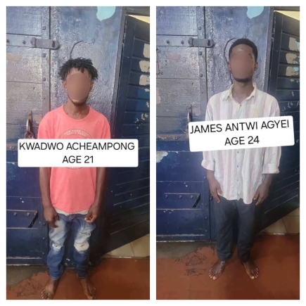 Two arrested in Ashanti region for unlawful possession of firearms