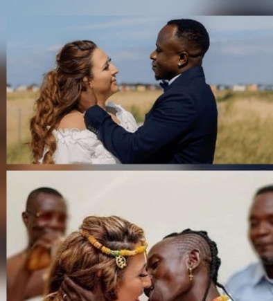 Photos: Patapaa’s ex-wife Liha Miller ties the knot with Nigerian partner 