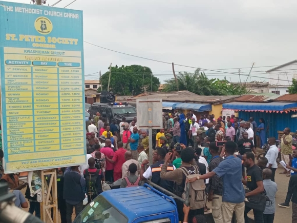 Ablekuma North rerun: Voting halted at Odorkor polling centre after incident involving Hawa Koomson Ablekuma North rerun: Voting halted at Odorkor polling centre after incident involving Hawa Koomson