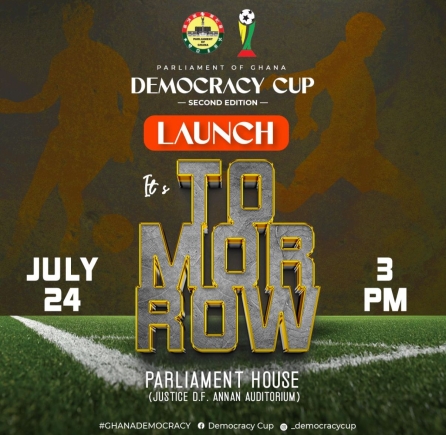 Parliament to launch second edition of Democracy Cup on Thursday