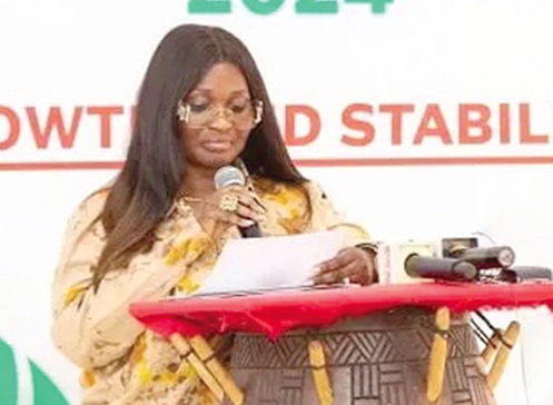 Maame Efua Houadjeto, CEO, Ghana Tourism Authority, at the ceremony to launch the 2024 Ghana Tourism Report Maame Efua Houadjeto, CEO, Ghana Tourism Authority, at the ceremony to launch the 2024 Ghana Tourism Report