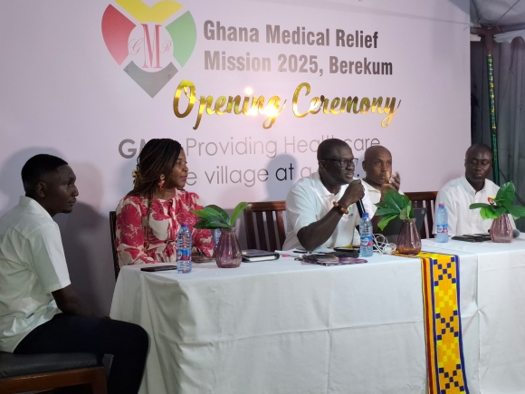 Dr Samuel Owusu, President of GMR, speaking at the event. Dr Samuel Owusu, President of GMR, speaking at the event.