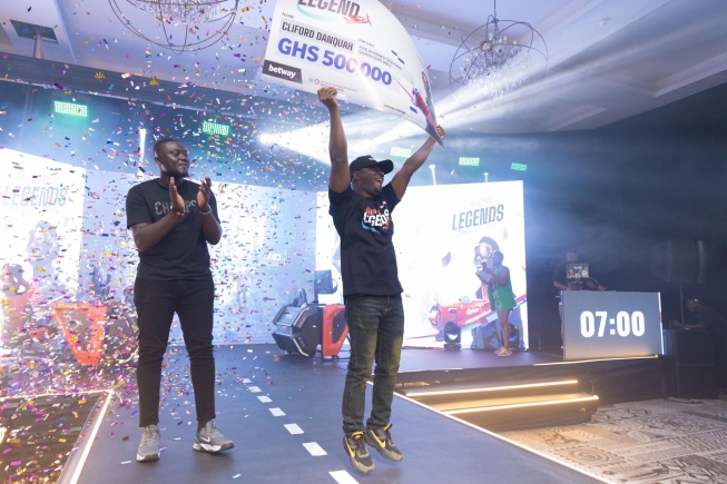 Clifford Danquah crowned first Betway Aviator Legend, wins GH₵500,000 prize