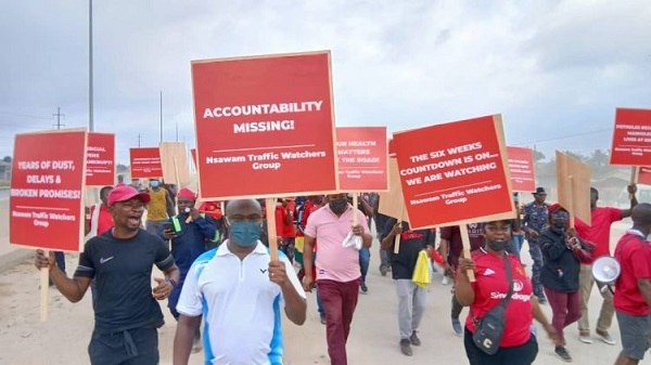 Residents demand action on deplorable Ofankor-Nsawam road Residents demand action on deplorable Ofankor-Nsawam road