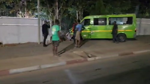 Trotro crashes into former President Akufo-Addo’s Nima residence wall Trotro crashes into former President Akufo-Addo’s Nima residence wall