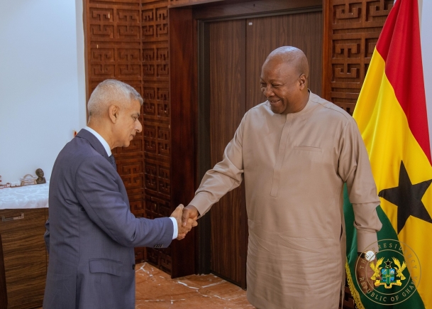 President Mahama welcomes London Mayor Sir Sadiq Khan President Mahama welcomes London Mayor Sir Sadiq Khan