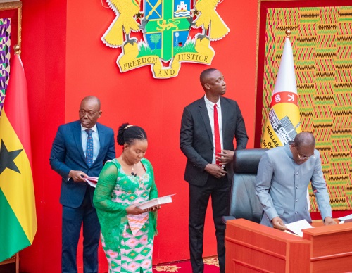 Ewurabena Aubynn sworn in as Ablekuma North MP after Minority walkout