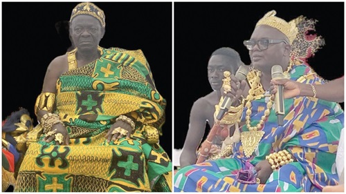 Obrempong Gyamfi Safo Kyere, the Krontihene of Akyem Kotoku Traditional Area, Nana Dr Kwasi Sasu VI, the Akyem Kotoku Awosohene