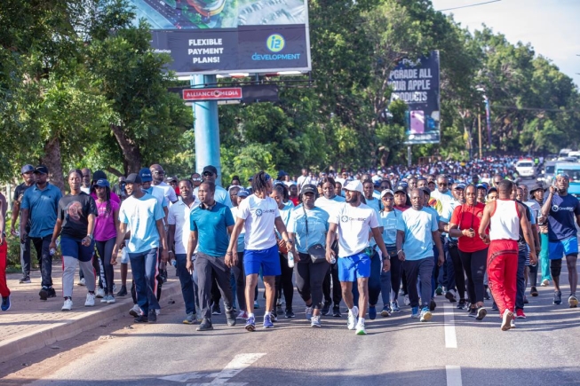 OmniBSIC's 8th quarterly Health Walk reinforces bank's leadership in corporate wellness and community engagement