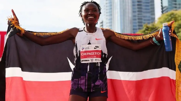 Ruth Chepngetich is the 2019 world marathon champion Ruth Chepngetich is the 2019 world marathon champion