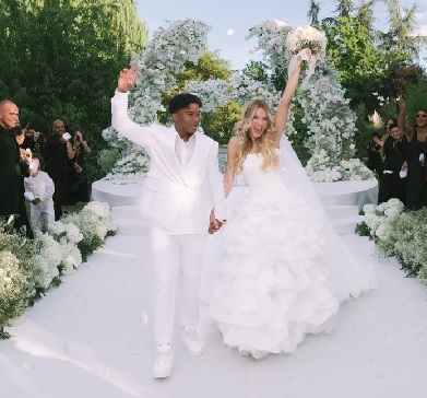 18-year-ld Real Madrid striker Endrick marries Gabriely Mirandy today 18-year-ld Real Madrid striker Endrick marries Gabriely Mirandy today
