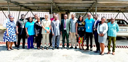 Osama Makkawi Khogali (5th from left) with some members of the Eastern Regional Coodinating Council