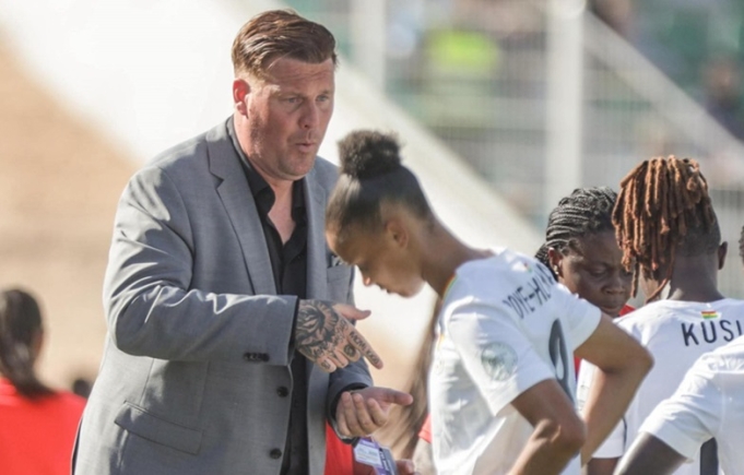 Coach Kim Lars Bjorkegren has guided Ghana's Black Queens to make steady progress in the tournament Kim Lars Bjorkegren