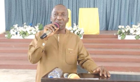 Kalamu Musah Adamu — MCE for Ablekuma North, speaking at the Town Hall meeting Kalamu Musah Adamu — MCE for Ablekuma North, speaking at the Town Hall meeting