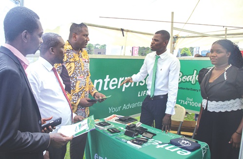 Flashback: Franklin Sowa (3rd from left), Director, Marketing and Sales, with some members of the Graphic team at one of the stands during the insurance fair last year Flashback: Franklin Sowa (3rd from left), Director, Marketing and Sales, with some members of the Graphic team at one of the stands during the insurance fair last year