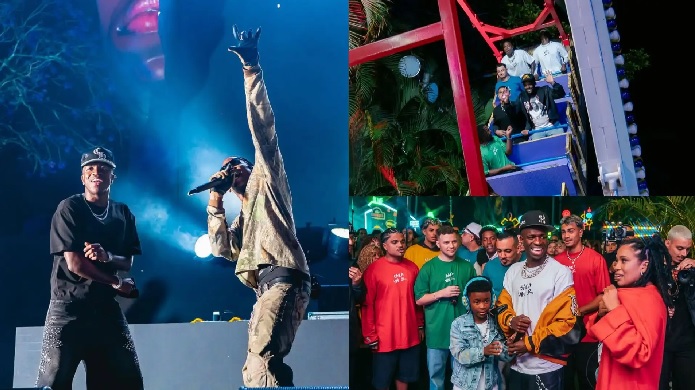 The guestlist included American rapper Travis Scott The guestlist included American rapper Travis Scott