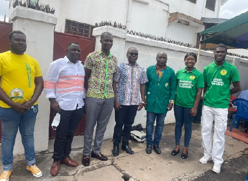 Dr Michael Mensah (middle), Municipal Chief Director of Ayawaso West, with Teddy Kwei Baddoo(3rd from left), Assemblyman for Abelemkpe, and other officials after the event Dr Michael Mensah (middle), Municipal Chief Director of Ayawaso West, with Teddy Kwei Baddoo(3rd from left), Assemblyman for Abelemkpe, and other officials after the event