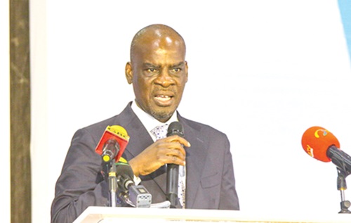 Haruna Iddrisu (left), Minister of Education, addressing the audience at the event Picture: CALEB VANDERPUYE Haruna Iddrisu (left), Minister of Education, addressing the audience at the event Picture: CALEB VANDERPUYE
