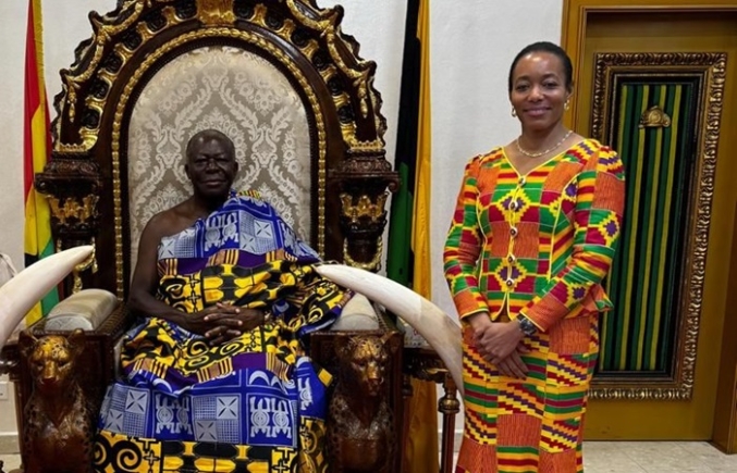Dr Zanetor Agyeman-Rawlings calls on Asantehene Otumfuo Osei Tutu II