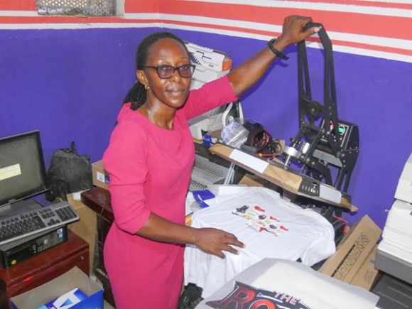 Mary Abena Mintah Mifetu From cleaner to CEO: Mary Mifetu’s inspiring printing journey