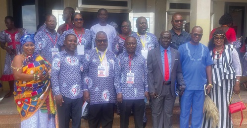 Dignitaries in the Seventh Quadrennial Conference of the Brong Ahafo branch of GNAT Dignitaries in the Seventh Quadrennial Conference of the Brong Ahafo branch of GNAT