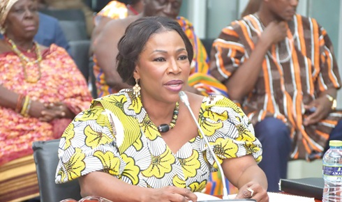 Prof. Dr Grace Ayensu-Danquah, Deputy Minister designate for Ministry of Health, responding to questions from the Appointments Committee of Parliament. Picture: ELVIS NII NOI DOWUONA Prof. Dr Grace Ayensu-Danquah, Deputy Minister designate for Ministry of Health, responding to questions from the Appointments Committee of Parliament. Picture: ELVIS NII NOI DOWUONA