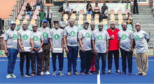 •Some leading members of the hocky fraternity and former playmates of the late Prof Atta Mills were on hand to support the tournament •Some leading members of the hocky fraternity and former playmates of the late Prof Atta Mills were on hand to support the tournament