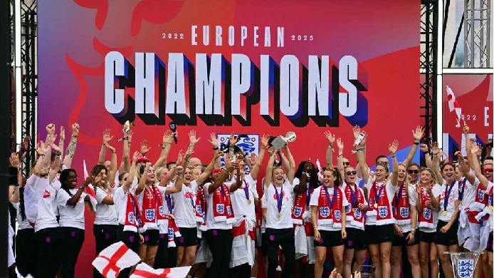 England’s Lionesses went home to party after Euro glory England’s Lionesses went home to party after Euro glory