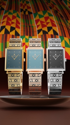 Caveman unveils retro loom watch inspired by Kente and Adinkra art