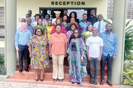 Susan Aryeetey (2nd from left), Executive Director, FIDA Ghana, with participants after the workshop Susan Aryeetey (2nd from left), Executive Director, FIDA Ghana, with participants after the workshop