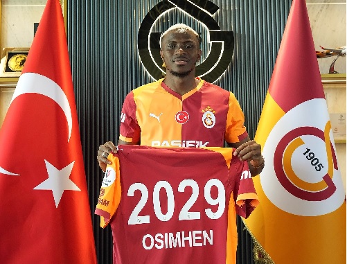 Galatasaray confirm record signing of Nigerian star Victor Osimhen