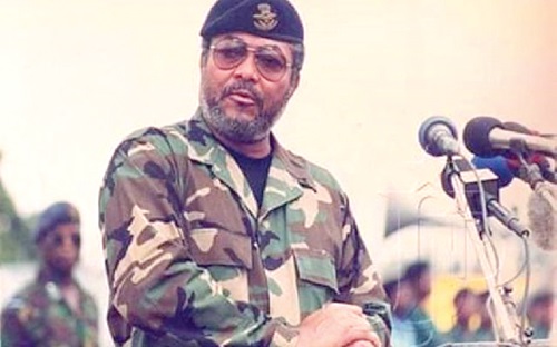 Former President J.J. Rawlings