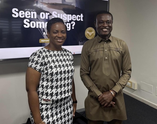 This is was when the Director-General of the Criminal Investigations Department (CID), DCOP Lydia Yaako Donkor, paid a courtesy call on the Special Prosecutor, Mr Kissi Agyebeng, as part of efforts to strengthen collaboration in the fight against corruption last week. This is was when the Director-General of the Criminal Investigations Department (CID), DCOP Lydia Yaako Donkor, paid a courtesy call on the Special Prosecutor, Mr Kissi Agyebeng, as part of efforts to strengthen collaboration in the fight against corruption last week.