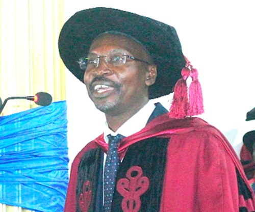 Prof. Matthew Kwame Yamoah Kyei (right), Head, Department of Surgery, UG Medical School, addressing participants. Picture: ERNEST KODZI Prof. Matthew Kwame Yamoah Kyei (right), Head, Department of Surgery, UG Medical School, addressing participants. Picture: ERNEST KODZI
