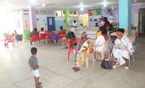 Some stranded patients at the Korle Bu Teaching Hospital. Picture: ESTHER ADJORKOR ADJEI Some stranded patients at the Korle Bu Teaching Hospital. Picture: ESTHER ADJORKOR ADJEI