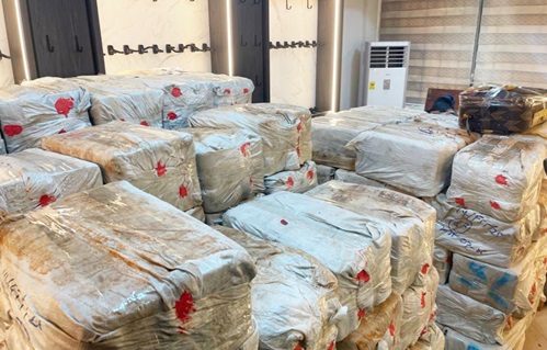 The 3,319.66 kilogrammes (3.3 tonnes) of substance The 3,319.66 kilogrammes (3.3 tonnes) of substance