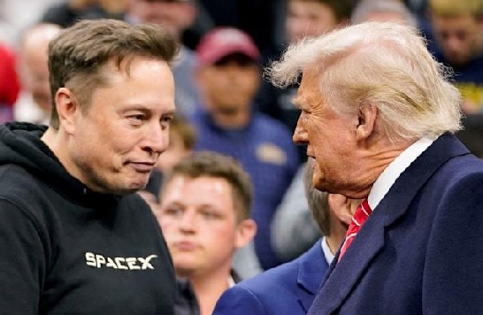 Elon Musk and Donald Trump in good times Elon Musk and Donald Trump in good times