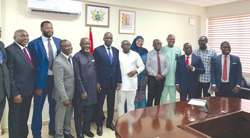 Haruna Iddrisu (fifth from left), Education Minister, with the new GIMPA Governing Council members after the inauguration Haruna Iddrisu (fifth from left), Education Minister, with the new GIMPA Governing Council members after the inauguration