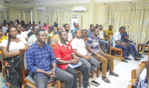 The audience during the event. Picture: CALEB VANDERPUYE