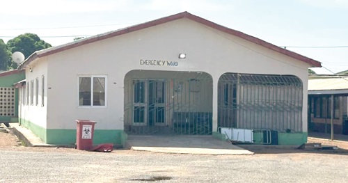 The locked up Emergency Ward of the Wa Municipal Hospital 